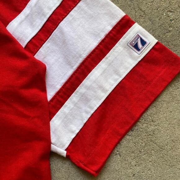 MINT 90s 49ers TEE. Size L on the made in USA logo 7 tag. Single stitch. - Picture 2 of 4